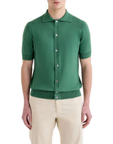 FILIPPO DE LAURENTIIS Camicia in maglia di cotone GREEN Uomo 