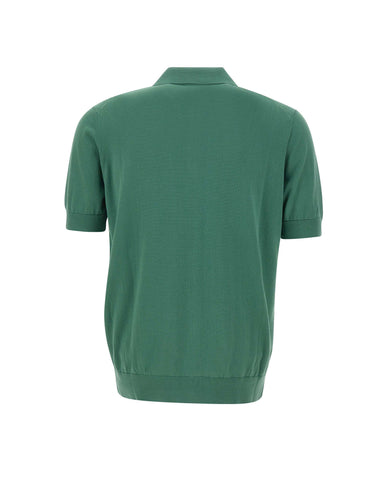 FILIPPO DE LAURENTIIS Camicia in maglia di cotone GREEN Uomo 