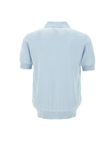 FILIPPO DE LAURENTIIS Camicia in maglia di cotone Light Blue Uomo 