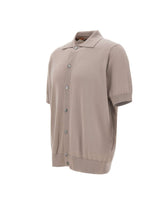 FILIPPO DE LAURENTIIS Camicia in maglia di cotone GREY Uomo 