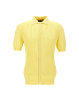 FILIPPO DE LAURENTIIS Camicia in maglia dicotone YELLOW Uomo 