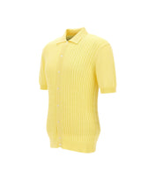 FILIPPO DE LAURENTIIS Camicia in maglia dicotone YELLOW Uomo 