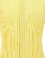 FILIPPO DE LAURENTIIS Camicia in maglia dicotone YELLOW Uomo 