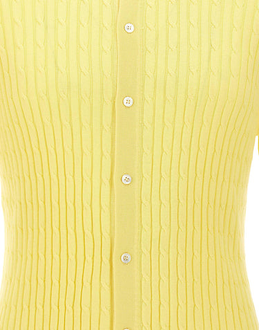 FILIPPO DE LAURENTIIS Camicia in maglia dicotone YELLOW Uomo 