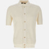 FILIPPO DE LAURENTIIS Camicia in maglia di cotone WHITE Uomo 