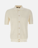 FILIPPO DE LAURENTIIS Camicia in maglia di cotone WHITE Uomo 
