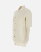 FILIPPO DE LAURENTIIS Camicia in maglia di cotone WHITE Uomo 