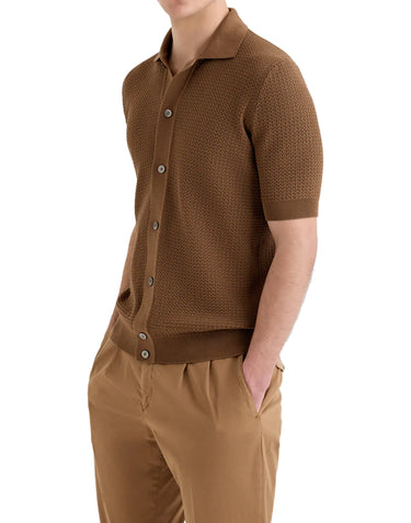 Camicia in maglia di cotone CA3MC CR14L070 FILIPPO DE LAURENTIIS 