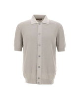 FILIPPO DE LAURENTIIS Camicia in maglia di cotone GREY Uomo 