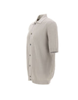 FILIPPO DE LAURENTIIS Camicia in maglia di cotone GREY Uomo 