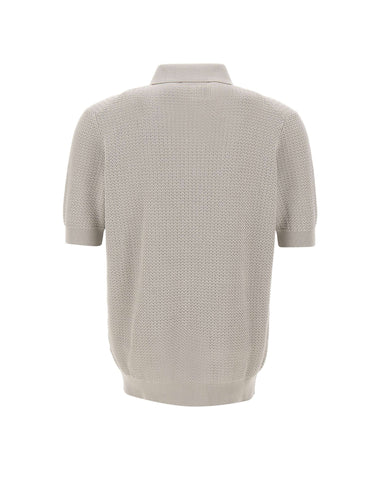 FILIPPO DE LAURENTIIS Camicia in maglia di cotone GREY Uomo 