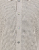FILIPPO DE LAURENTIIS Camicia in maglia di cotone GREY Uomo 
