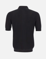 FILIPPO DE LAURENTIIS Camicia in maglia di cotone BLACK Uomo 