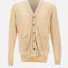 FILIPPO DE LAURENTIIS Cardigan in misto lino BEIGE Uomo 