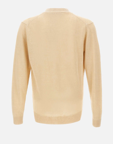 FILIPPO DE LAURENTIIS Cardigan in misto lino BEIGE Uomo 
