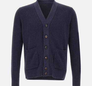 FILIPPO DE LAURENTIIS Cardigan in cotone BLUE Uomo 