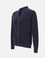 FILIPPO DE LAURENTIIS Cardigan in cotone BLUE Uomo 