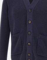 FILIPPO DE LAURENTIIS Cardigan in cotone BLUE Uomo 