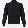 FILIPPO DE LAURENTIIS Maglia in  crepe di cotone BLACK Uomo 
