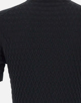 FILIPPO DE LAURENTIIS Maglia in crepe di cotone BLACK Uomo 