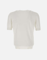 FILIPPO DE LAURENTIIS Maglia in cotone WHITE Uomo 