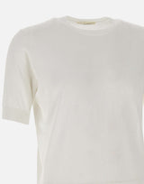 FILIPPO DE LAURENTIIS Maglia in cotone WHITE Uomo 