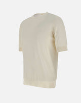 FILIPPO DE LAURENTIIS Maglia in cotone WHITE Uomo 