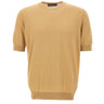 FILIPPO DE LAURENTIIS Maglia in cotone BEIGE Uomo 