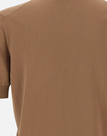 FILIPPO DE LAURENTIIS Maglia in cotone BROWN Uomo 
