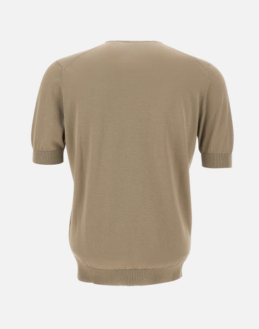 FILIPPO DE LAURENTIIS Maglia in cotone GREEN Uomo 