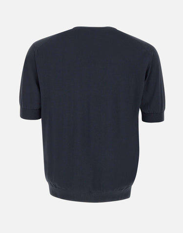 FILIPPO DE LAURENTIIS Maglia in cotone BLUE Uomo 