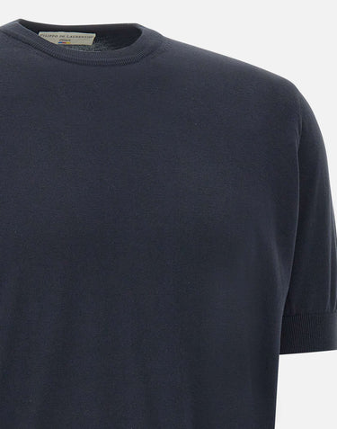 FILIPPO DE LAURENTIIS Maglia in cotone BLUE Uomo 
