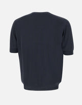 FILIPPO DE LAURENTIIS Maglia in cotone BLUE Uomo 