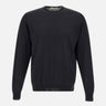 FILIPPO DE LAURENTIIS Maglia in crepe di cotone BLACK Uomo 