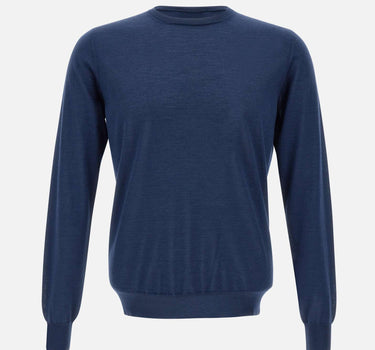FILIPPO DE LAURENTIIS Maglia in seta e cashmere BLUE Uomo 