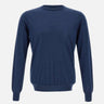 FILIPPO DE LAURENTIIS Maglia in seta e cashmere BLUE Uomo 
