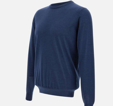 FILIPPO DE LAURENTIIS Maglia in seta e cashmere BLUE Uomo 