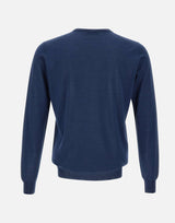 FILIPPO DE LAURENTIIS Maglia in seta e cashmere BLUE Uomo 