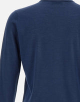 FILIPPO DE LAURENTIIS Maglia in seta e cashmere BLUE Uomo 