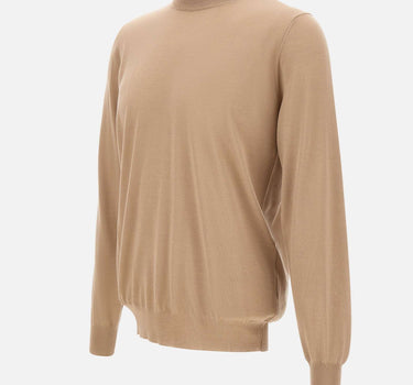 FILIPPO DE LAURENTIIS Maglia in misto lana, seta e cashmere BEIGE Uomo 