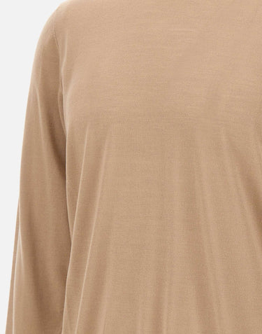 FILIPPO DE LAURENTIIS Maglia in misto lana, seta e cashmere BEIGE Uomo 
