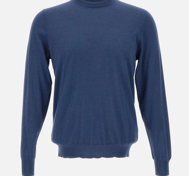FILIPPO DE LAURENTIIS Maglia in misto lana, seta e cashmere BLUE Uomo 