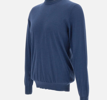FILIPPO DE LAURENTIIS Maglia in misto lana, seta e cashmere BLUE Uomo 