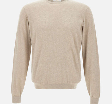 FILIPPO DE LAURENTIIS Maglia "Sea Island" in cotone BEIGE Uomo 