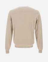 FILIPPO DE LAURENTIIS Maglia "Sea Island" in cotone BEIGE Uomo 