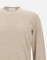 FILIPPO DE LAURENTIIS Maglia "Sea Island" in cotone BEIGE Uomo 