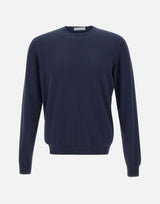 FILIPPO DE LAURENTIIS Maglia "Sea Island" in cotone BLUE Uomo 
