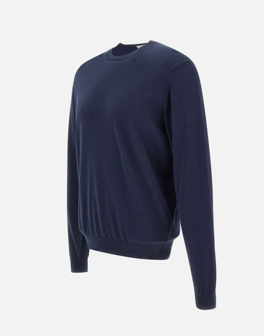 FILIPPO DE LAURENTIIS Maglia "Sea Island" in cotone BLUE Uomo 