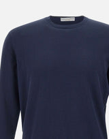 FILIPPO DE LAURENTIIS Maglia "Sea Island" in cotone BLUE Uomo 