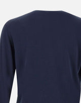FILIPPO DE LAURENTIIS Maglia "Sea Island" in cotone BLUE Uomo 